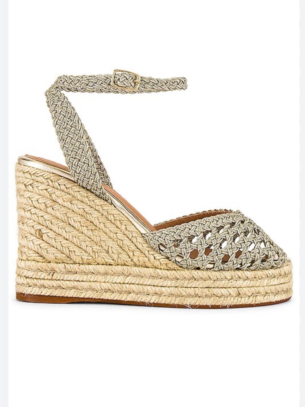 Castaner Bilba Wedge in Plata Size 8
